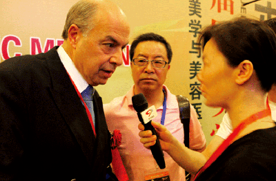 国联美容医学联盟主席与兰云院长接受采访